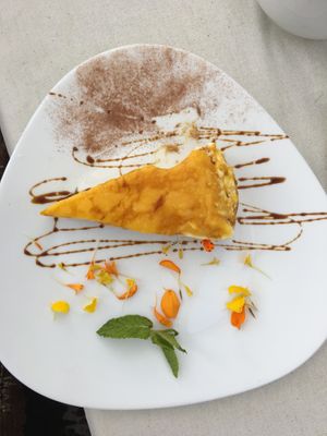 Mango cheesecake  at La Joya in Nerja