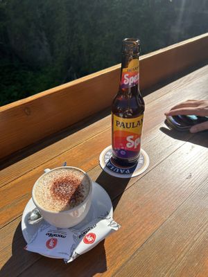 Oat Cappuccino   at Biergarten an der Lahn in Wetzlar
