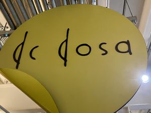 Sign  at DC Dosa - Kiosk in Washington