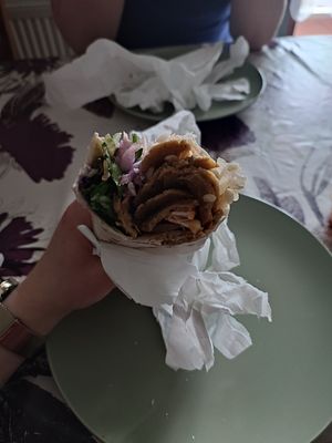 Veganer Seitan dürum at Sultan Bistro in Chemnitz