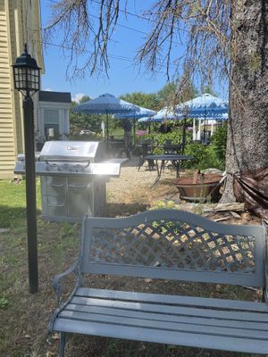 Front garden  at Monet's Table in Tolland