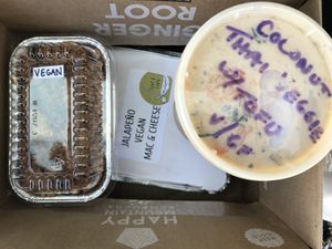 From the to-go case at Leaf and Ladle in Bellingham