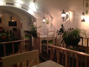 Warm cozy interior at The Green Garden in Salzburg