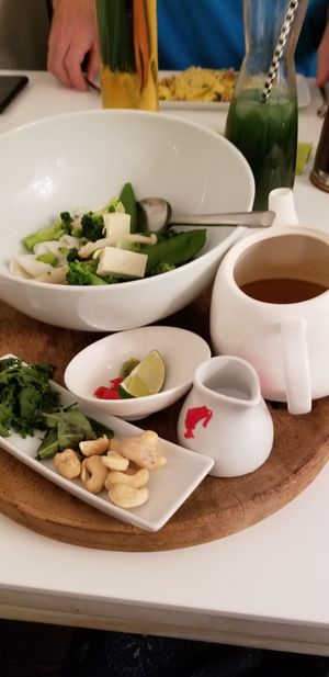 Asian winter bowl at The Green Garden in Salzburg