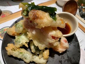 Vegetables tempura  at Wagamama - Union Square in Aberdeen