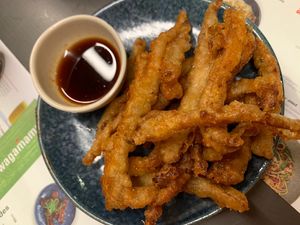 Vegan chilli “squid" at Wagamama - Union Square in Aberdeen