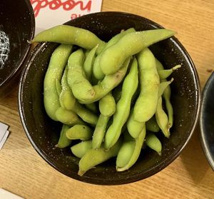 Edamame  at Wagamama - Union Square in Aberdeen