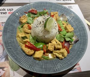 Raisakuree tofu and rice   at Wagamama - Union Square in Aberdeen