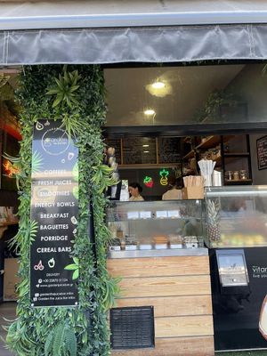  at Garden The Juice Bar in Milos