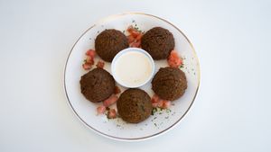 Falafel  at Zakee Mediterranean Street Food in Akron