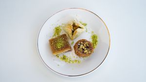 Mix baklava 
Dessert  at Zakee Mediterranean Street Food in Akron