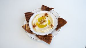 humus  at Zakee Mediterranean Street Food in Akron