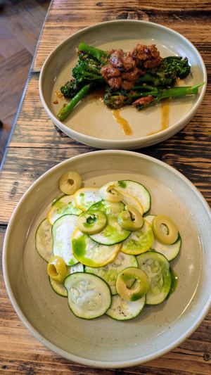 Broccoli and Courgette at The Nettle in Settle