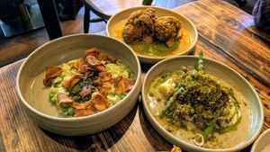 Risotto, cauliflower and leeks at The Nettle in Settle