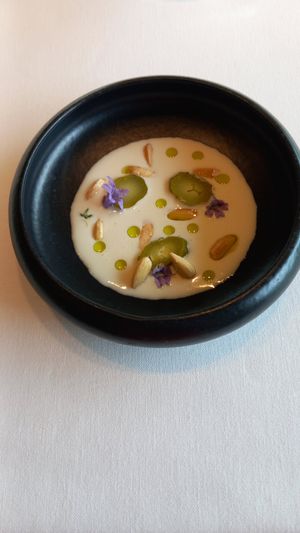 Ajoblanco at Restaurante Solana in Ampuero