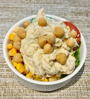 Hummus bowl at House of Colors - Millennium Al Barsha Hotel in Dubai