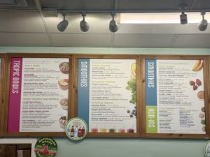 Menu  at Tropical Smoothie Cafe in Brookhaven