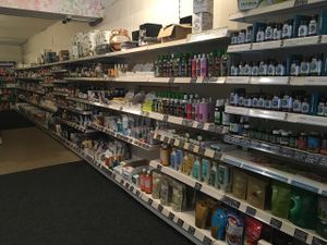 A tiny weeny selection of all our fab products!  The whole shop is completely 100% vegan!  Happy days! at Purple Carrot in Liverpool