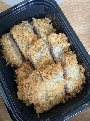 The katsu was so good I had to order it to go again 🤣  at Vegenarang in Seoul