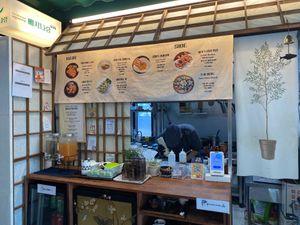 Stall at Vegenarang in Seoul