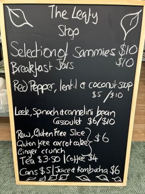  at The Leafy Stop in Wellington