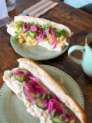 Egg Mayo 
Chuna Mayo at The Leafy Stop in Wellington