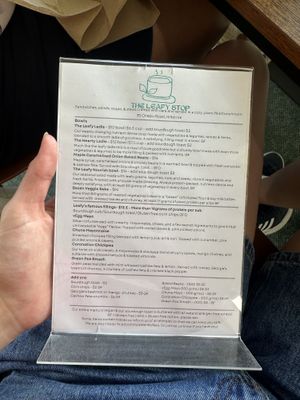   at The Leafy Stop in Wellington