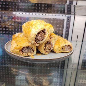 Vegan haggis roll at Dundreggan Rewilding Centre in Inverness