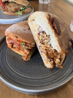 Korean BBQ sandwich   at Belen Plant Bakery - Petone in Petone