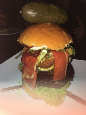 In all its glory at Lily Burger in Berlin