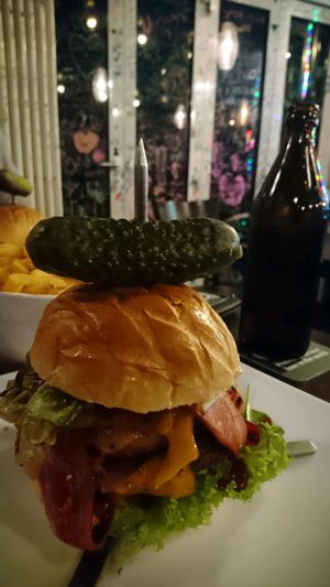 Käpt'n Jack Sparrow burger  at Lily Burger in Berlin
