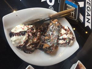deep fried candy bar at Lily Burger in Berlin