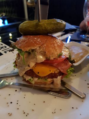 Der Pate burger - Veggie version without onion at Lily Burger in Berlin