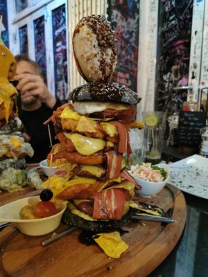 Batman vegan at Lily Burger in Berlin