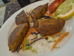 Aloo tikki at Sabor da India in Funchal