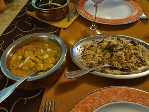Vegetable Korma at Sabor da India in Funchal