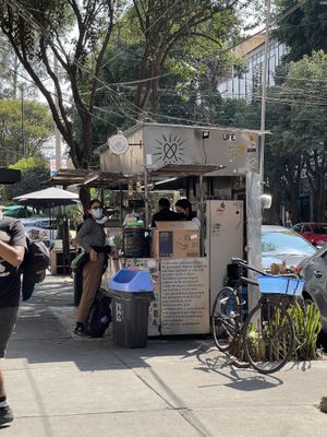  at Por Siempre Vegana - Food Stall in Mexico City