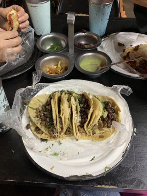 Tacos de suadero  at Por Siempre Vegana - Food Stall in Mexico City