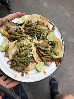Seitan, Milanesa and other delicious flavors  at Por Siempre Vegana - Food Stall in Mexico City