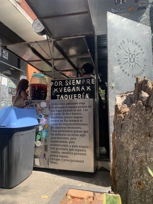  at Por Siempre Vegana - Food Stall in Mexico City