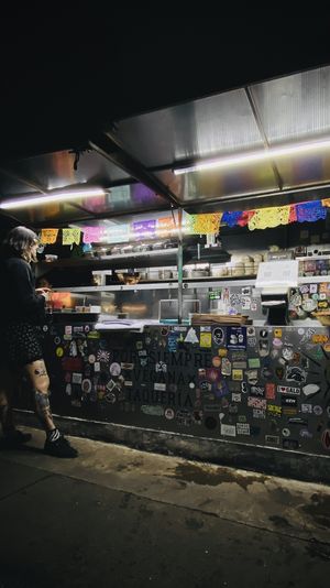 The stand itself  at Por Siempre Vegana - Food Stall in Mexico City