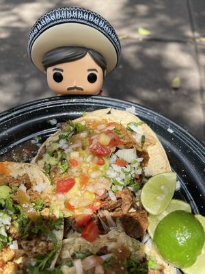 Tacos!  at Por Siempre Vegana - Food Stall in Mexico City