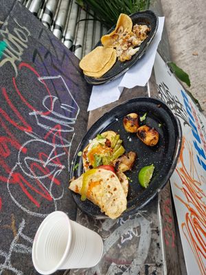 Tacos and other at Por Siempre Vegana - Food Stall in Mexico City