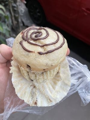 AWESOME MUFFIN!!   at Por Siempre Vegana - Food Stall in Mexico City