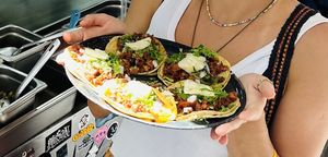 Pastor 5 for $65  at Por Siempre Vegana - Food Stall in Mexico City