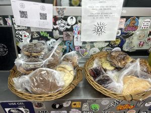 Donuts and pastries !  at Por Siempre Vegana - Food Stall in Mexico City