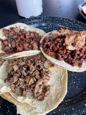 Steak, Bistek, Girondo Tacos  at Por Siempre Vegana - Food Stall in Mexico City