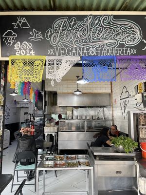 Store  at Por Siempre Vegana - Food Stall in Mexico City
