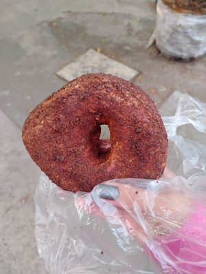 Dona de moka deliciosa at Por Siempre Vegana - Food Stall in Mexico City