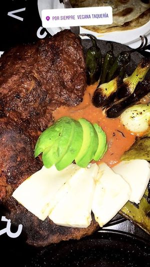 Molcajete  at Por Siempre Vegana - Food Stall in Mexico City
